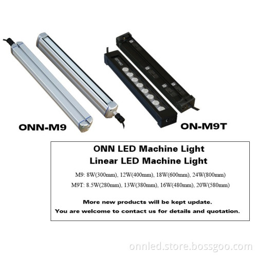 ONN M9T human sensory design aluminum high end led machine work light spot lamp